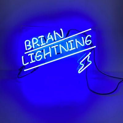 Bordo su ordinazione di Brain Lighting Letter With Acrylic dell'insegna al neon del drop shipping