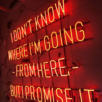 Segni leggeri al neon di parola delle strutture del metallo della decorazione del negozio per la parete