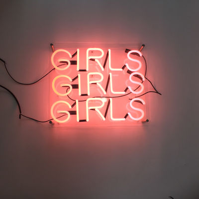 Il rosa ha personalizzato la decorazione leggera al neon della casa delle ragazze 7.5kv delle ragazze delle ragazze delle lettere