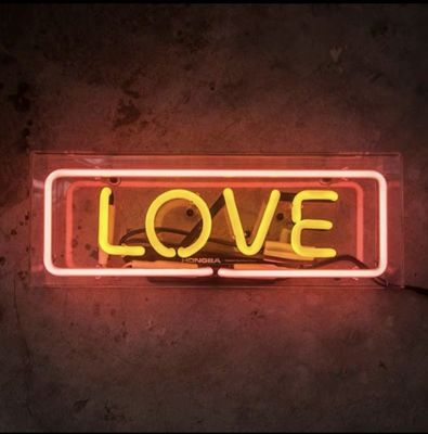 Bordo su ordinazione dell'insegna al neon di amore di nozze per il ODM dell'OEM della camera da letto