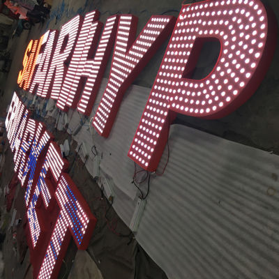 3D ha illuminato densamente il bordo del segno della lettera di Manica 20-200mm