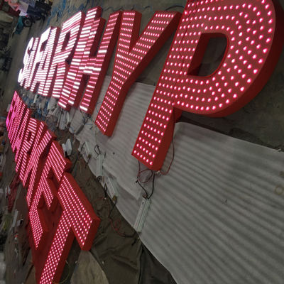 3D ha illuminato densamente il bordo del segno della lettera di Manica 20-200mm