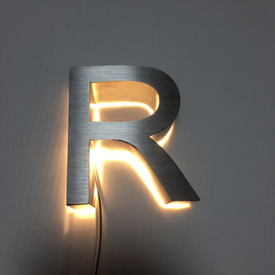 HIGHSPAN fuori del segno retroilluminato della lettera di Manica per i nomi di società